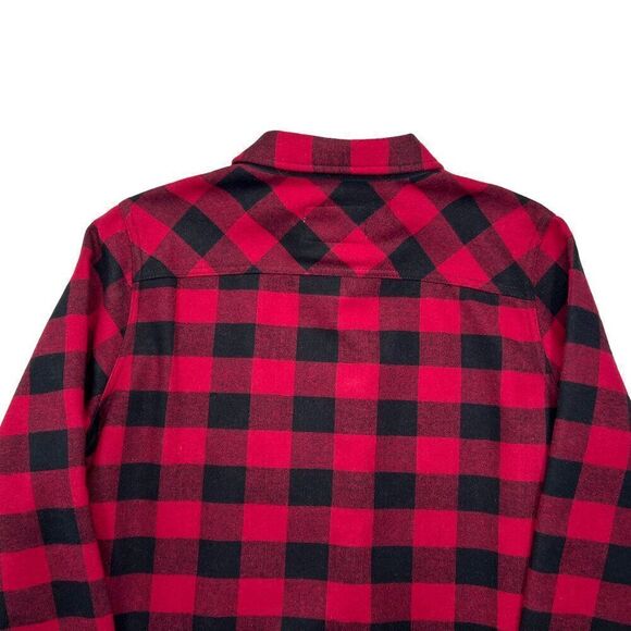 Orvis Women's Fleeced Lined Flannel Pinnacle Shacket Shirt Jacket - Picture 7 of 11